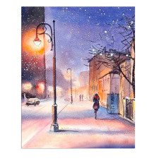 TSVETNOY Алмазная мозаика 40x50см Evening snowstorm, LG083e