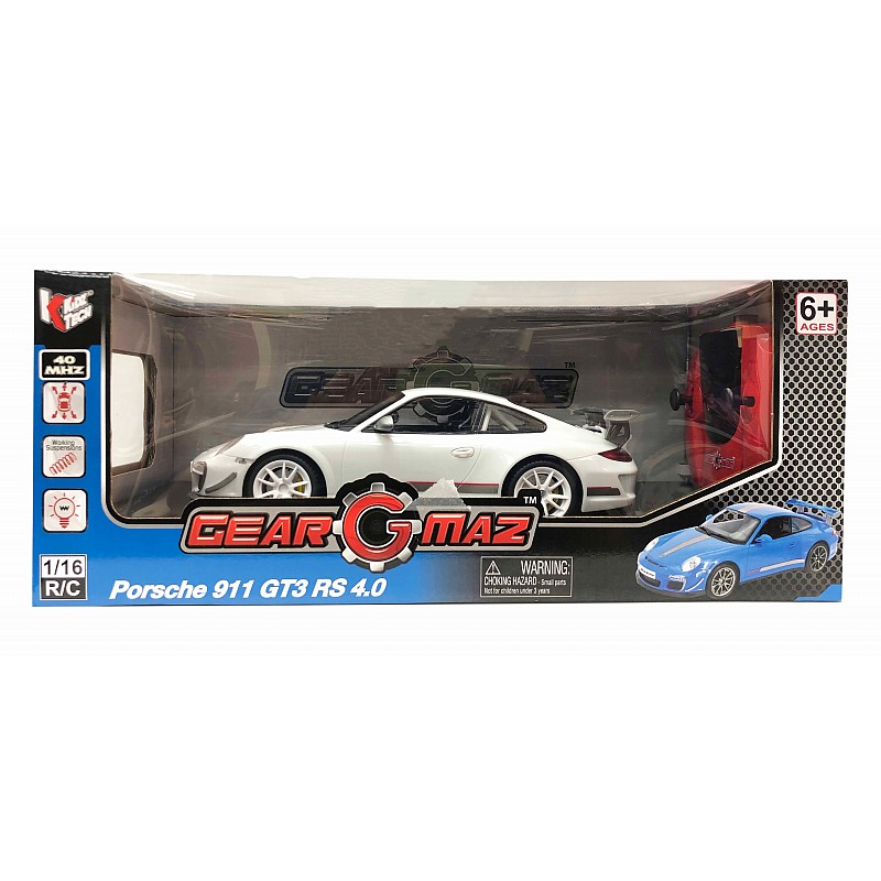 KIDZTECH Машинка на радиоуправлении  Porsche 911 GT3 RS 4.0 (B/O) 1/16 R/C