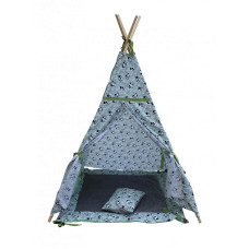 3TOYSM TEEPEE Детская палатка - вигвам PANDA PATTER 110x110x170cm TI1_P