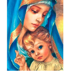 TSVETNOY Алмазная мозаика 40x50см Holy Mother, LG237e