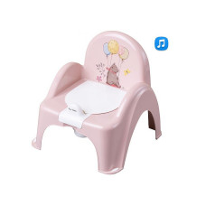 TEGA BABY FOREST FAIRYTALE Детский горшок-стульчик c музыкой, PO-073 light pink