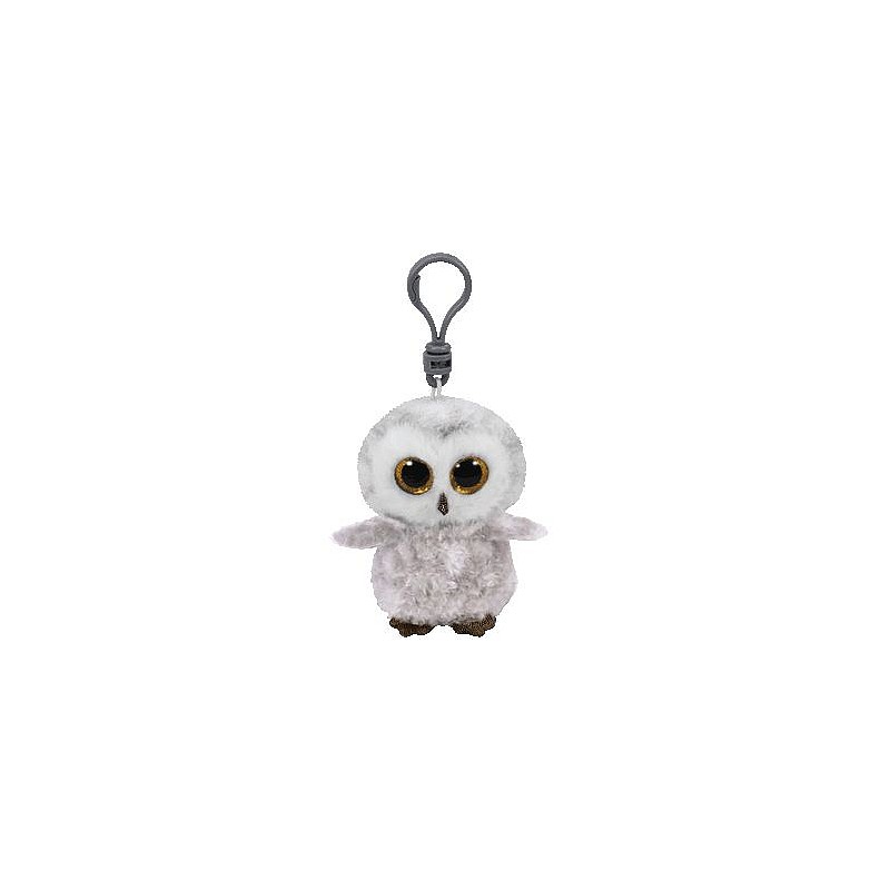 TY Beanie Boos Мягкая игрушка - брелок WHITE OWL OWLETTE 8см, TY35020