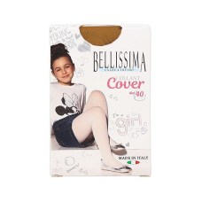 BELLISSIMA Колготки для девочек BLS COVER 40d naturale 8 - 140 см РАСПРОДАЖА