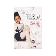 BELLISSIMA Колготки для девочек BLM COVER 40d bianco 4 - 116см РАСПРОДАЖА