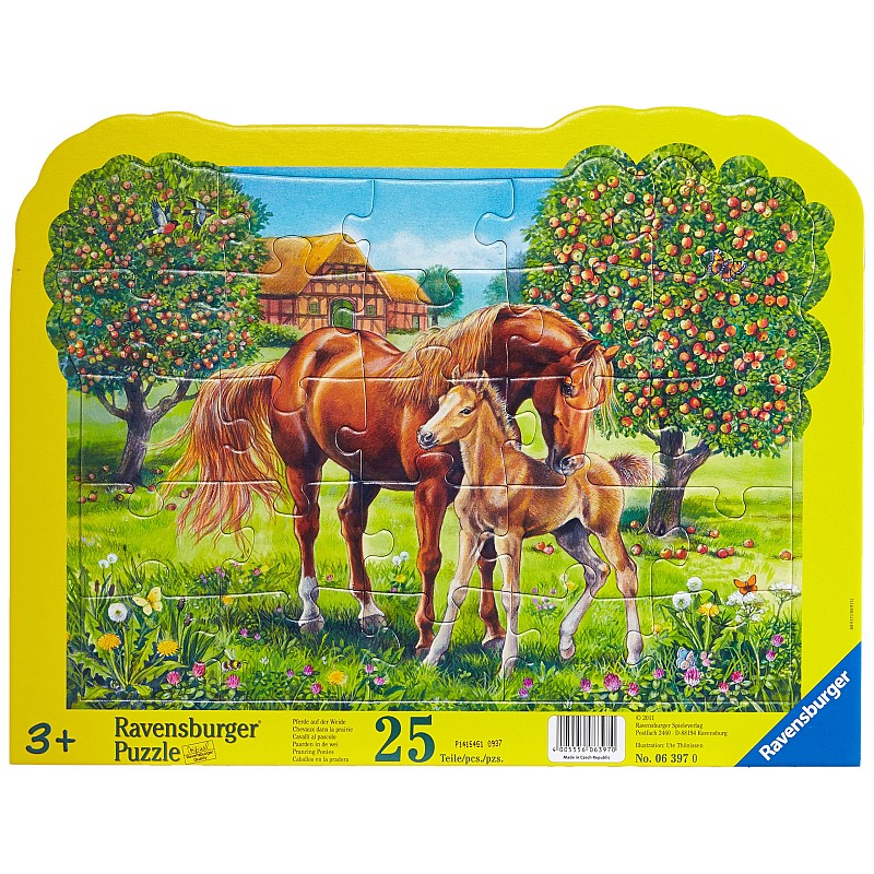 Ravensburger Пазл в рамке Лошади 25шт. 3+ R 06397