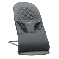 BABYBJORN Bouncer Bliss Cotton кресло-шезлонг, Anthracite 006021