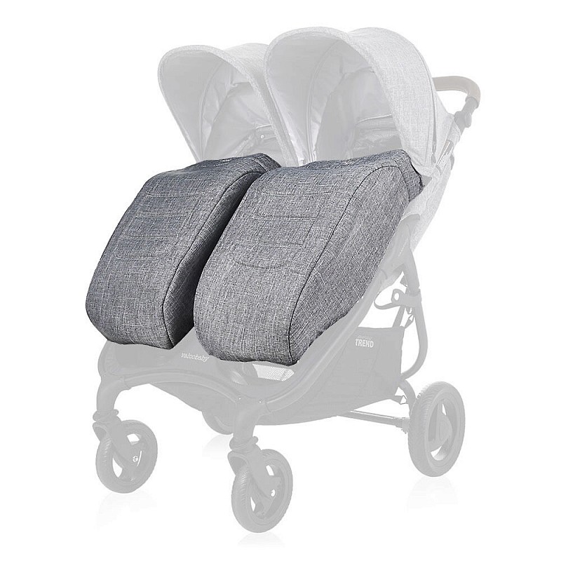 VALCO BABY чехол для ног в коляску Snap Duo Trend Grey Marle 1шт 0045