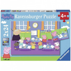 Ravensburger пазл 2X24 Peppa Pig R 09099 РАСПРОДАЖА