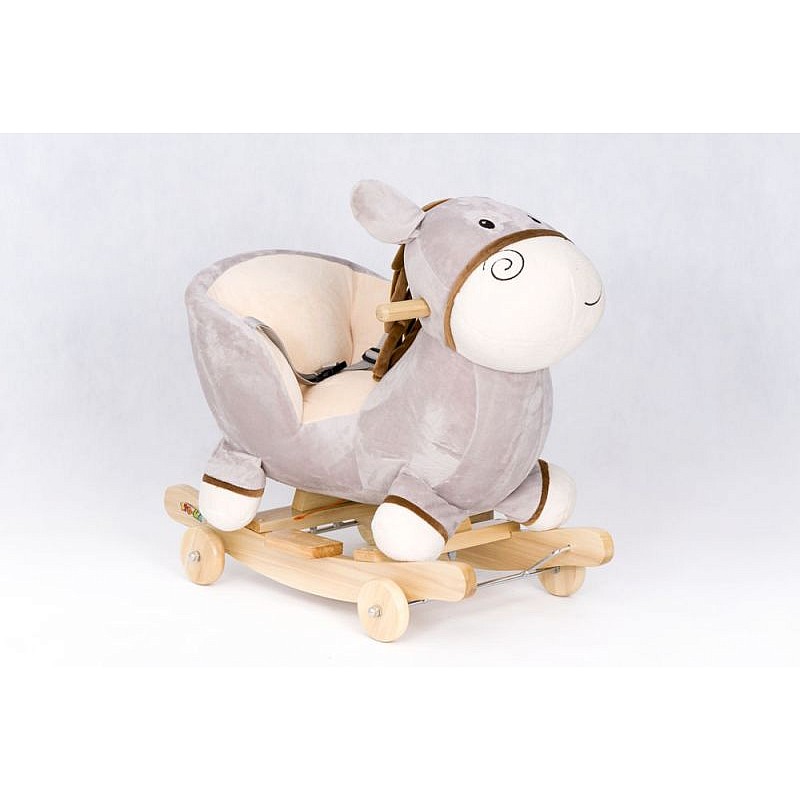 TO-MA Детская качалка с колесиками DONKEY, WJ-658