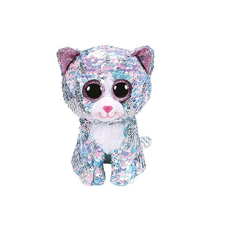 TY Flippables Мягкая игрушка WHIMSY SEQUIN CAT reg 24см, TY36786