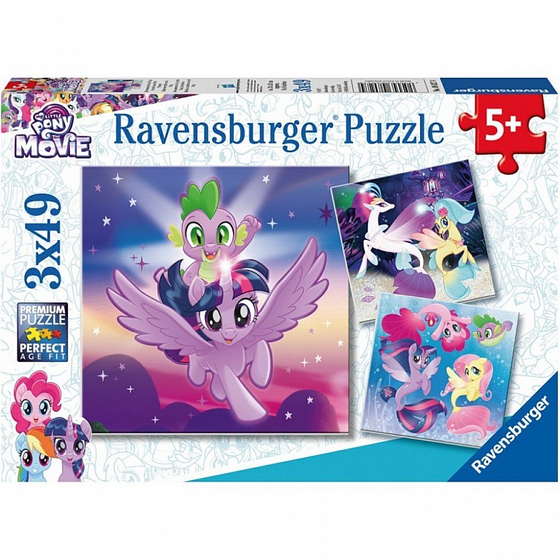 Ravensburger пазл 3x49 My Little Pony R 08027