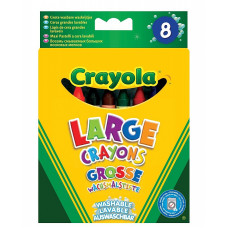 CRAYOLA 8 больших мелков