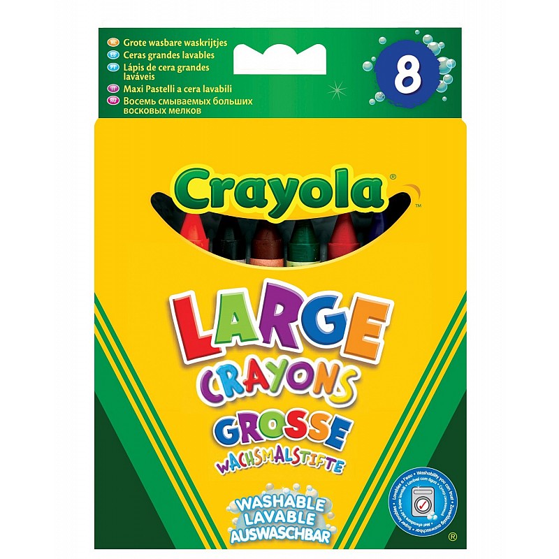 CRAYOLA 8 больших мелков