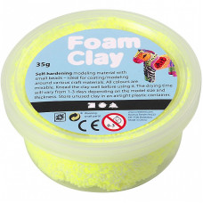 CREATIV Foam Clay масса для декорирования 35г Neon Yellow, 78929