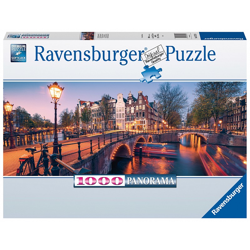 RAVENSBURGER puzle Abend in Amsterdam, 1000gab, 16752