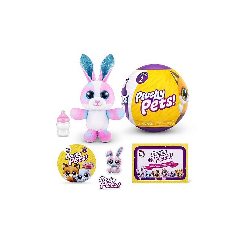 5 SURPRISE комплект миниатюрных фигурок Plushy Pets, 2 серия, в ассортименте, 77488GQ2