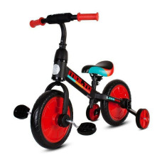 SUN BABY MOLTO LEGGER беговой велосипед 3in1 J02.016.1.1 red/black РАСПРОДАЖА Собранный