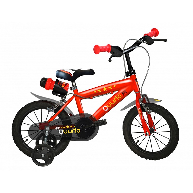 QUURIO BIKE детский велосипед ,размер 16", красно-чёрный, 416 U