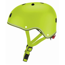 GLOBBER детский защитный регулируемый шлем Primo Lights, XS/S ( 48-53CM ), lime green, 505-106