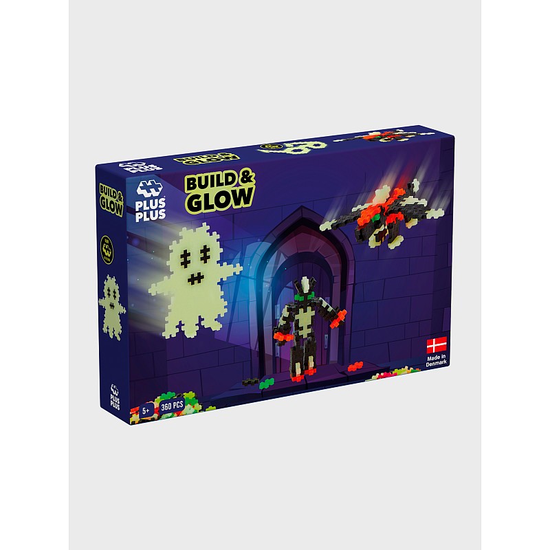 Plus Plus конструктор Build and glow 360 деталей 5-12 лет. 3808