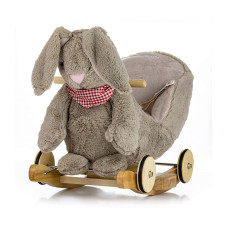 MILLY MALLY POLLY PLUS Детская качалка с колесиками GREY BUNNY 4772