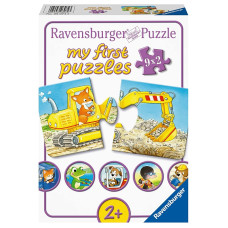 RAVENSBURGER Мой первый пазл 9x2 Animal Contruction R 03074