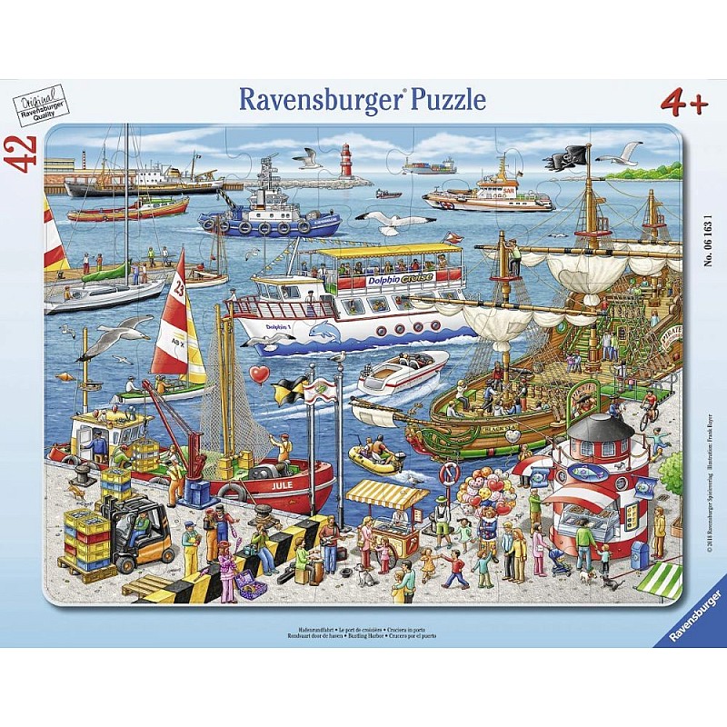 Ravensburger Пазл в рамке Sea Harbour 42шт. 4+ R 06163