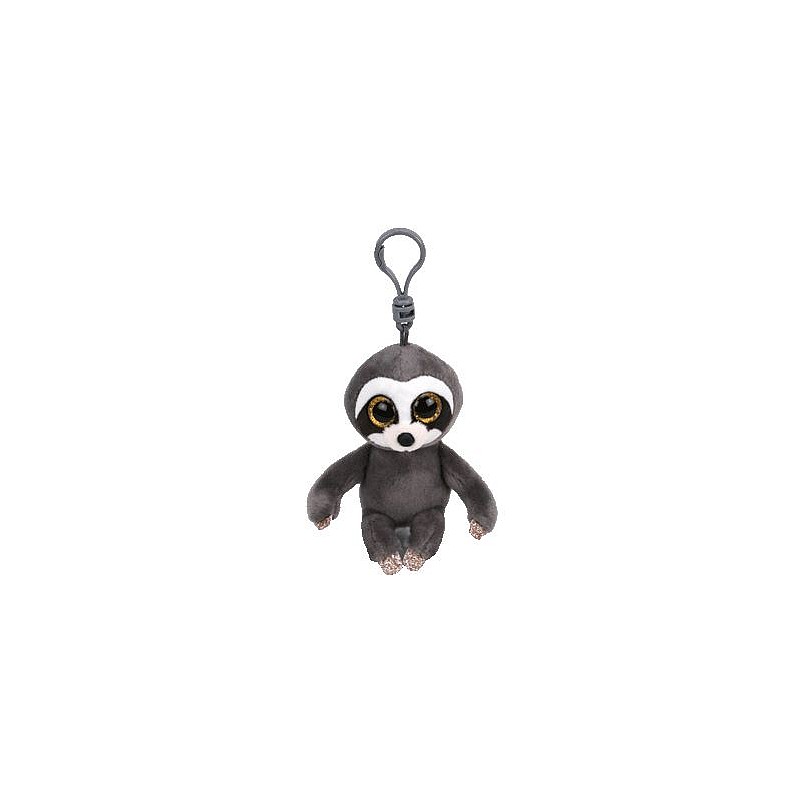 TY Beanie Boos Мягкая игрушка - брелок DANGLER GREY SLOTH 8см, TY36559 РАСПРОДАЖА