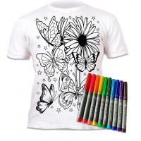 SPLAT PLANET Майка с фломастерами BUTTERFLIES 3-4г., 70297