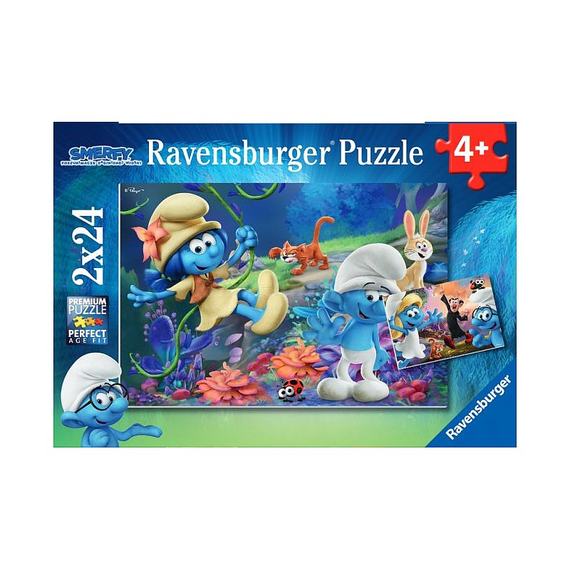 Ravensburger пазл Smurfs 2x24элем. R07818