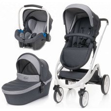 4BABY COSMO Универсальная коляска 3in1 DARK GREY