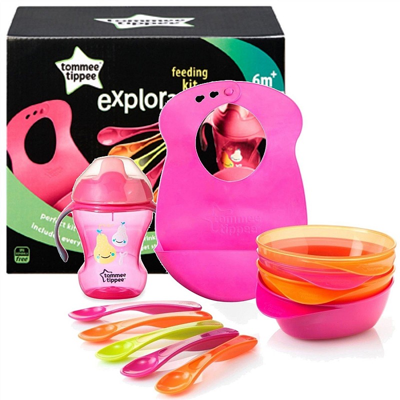 TOMMEE TIPPEE набор для кормления 7м+ 44673871 GIRL