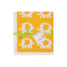 DUET BABY трикотажный плед ELEPHANT 80x90см 507 желтый