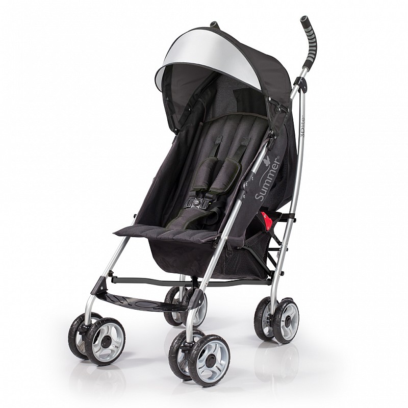 SUMMER INFANT 3D LITE прогулочная коляска Black 21930