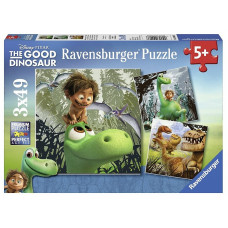 Ravensburger пазл 3x49 The Good Dinosaur R 09406