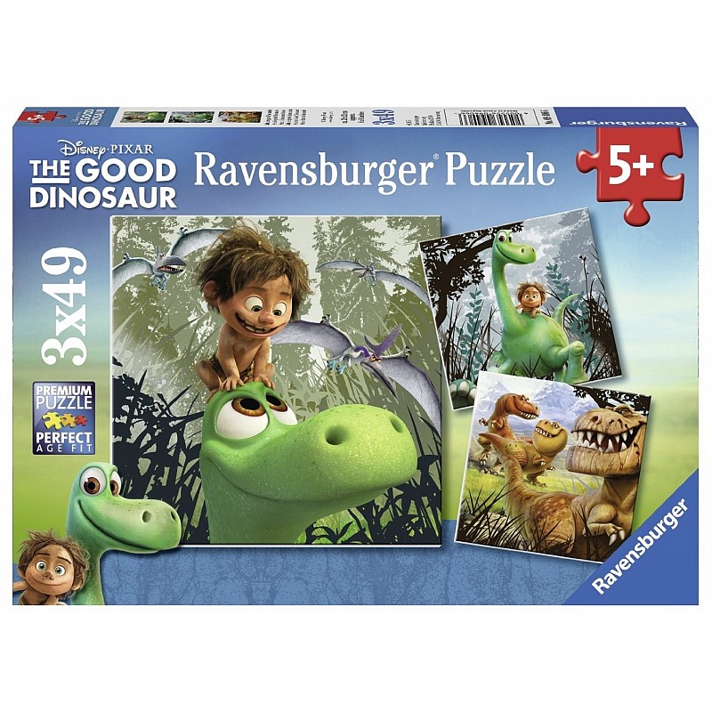 Ravensburger пазл 3x49 The Good Dinosaur R 09406