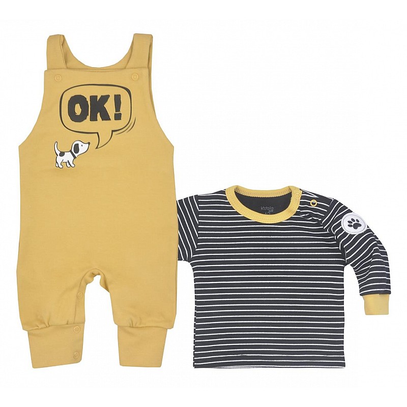 KOALA PIESEK ползунки с кофточкой 62.размер, 08-805 горчичный СКИДКА