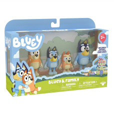 BLUEY Набор фигурок 4 шт.