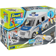 REVELL JUNIOR KIT конструктор 62 деталей Police Van, E 00811