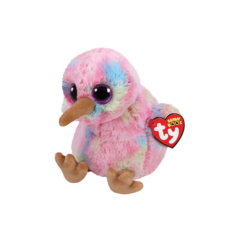 TY Beanie Boos Мягкая игрушка KIWI - milticolored reg 15см, TY36213 РАСПРОДАЖА