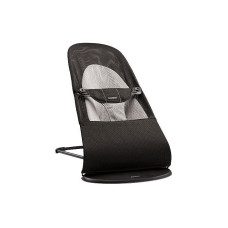 BABYBJORN Bouncer Balance Soft Mesh кресло-шезлонг - Black/grey