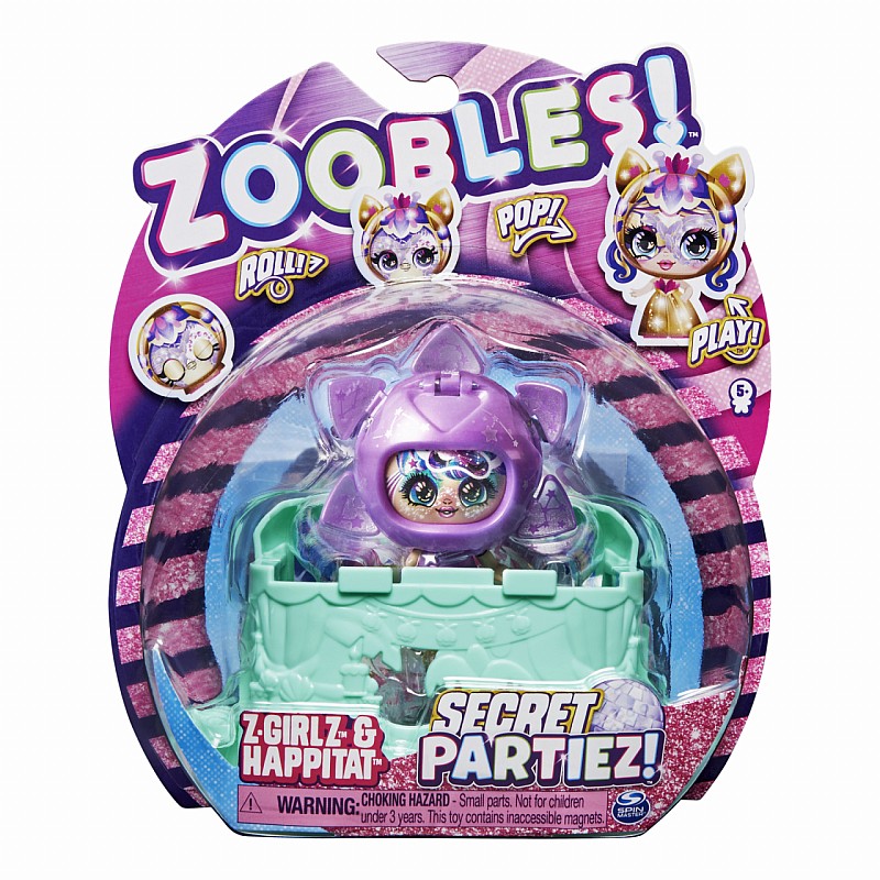 ZOOBLES фигура Girls Secret Partiez, 2. серия, assort., 6061945