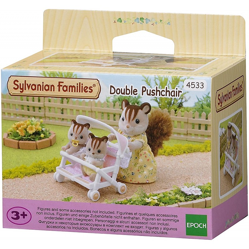 SYLVANIAN FAMILIES Прогулочная коляска для двойни