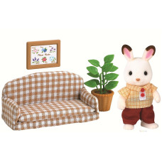 SYLVANIAN FAMILIES отец Шоколадного кролика и диван