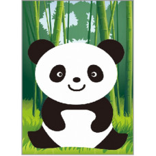 TSVETNOY Алмазная мозаика 17x22см Little Panda, X102e