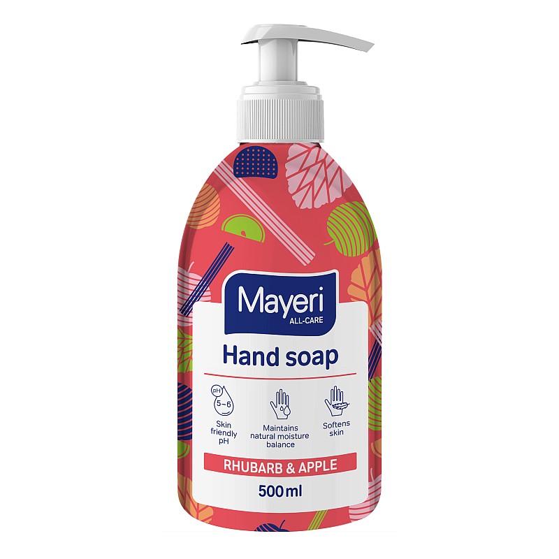 MAYERI All-Care Жидкое мыло Рабарбар и яблоко 500ml (10/640) F581
