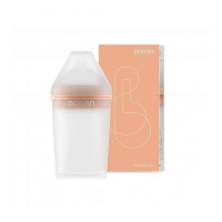 BORRN Ultra-wide Neck силиконовая бутылочка 240мл со средним потоком, oранжевый A0107E СКИДКА