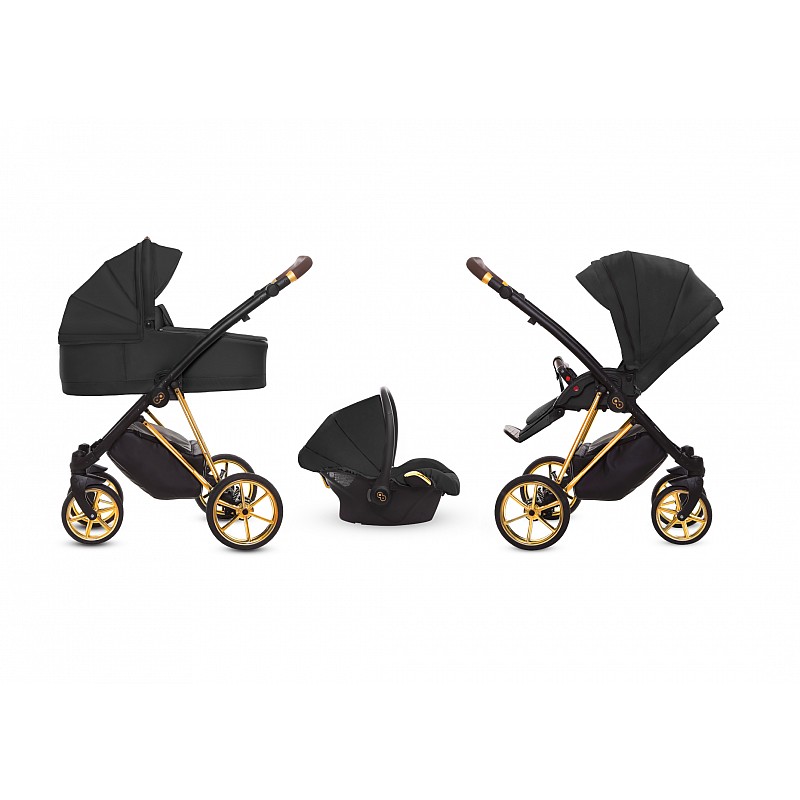 BABYACTIVE MUSSE универсальная коляска 3в1, Ultra Black