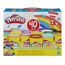 PLAY-DOH Масса для лепки, 40 банок