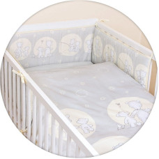 CEBABABY комплект постельного белья из 3 частей 135x100см PAPA BEAR GREY